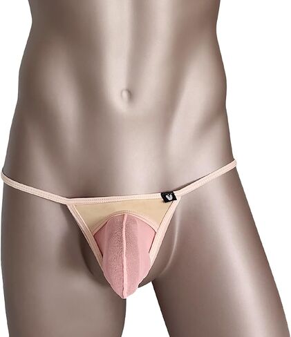 Gogobear Men's Ultra-thin Mesh Thong Sexy Low Waist High Stretch Underwear in Kuwait