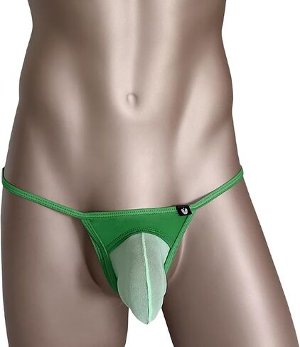 Gogobear Men's Ultra-thin Mesh Thong Sexy Low Waist High Stretch Underwear in Kuwait