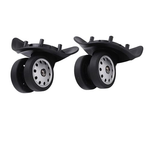 1 Pair Suitcase Trolley Wheel Luggage Caster, A88 Porous Wheel Suitcase Luggage Replacement Casters for Travel Bags Large Size (L) in Kuwait