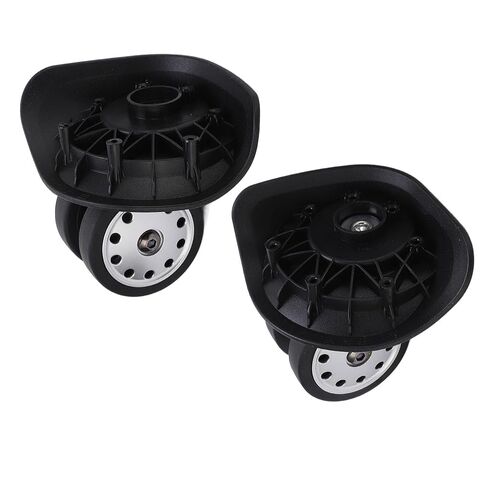 1 Pair Suitcase Trolley Wheel Luggage Caster, A88 Porous Wheel Suitcase Luggage Replacement Casters for Travel Bags Large Size (L) in Kuwait