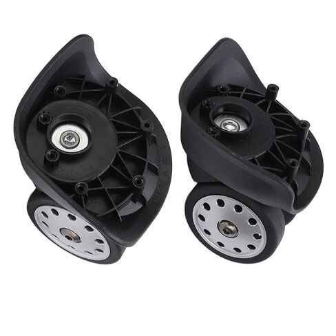 1 Pair Suitcase Trolley Wheel Luggage Caster, A88 Porous Wheel Suitcase Luggage Replacement Casters for Travel Bags Large Size (L) in Kuwait