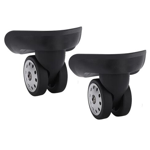 1 Pair Suitcase Trolley Wheel Luggage Caster, A88 Porous Wheel Suitcase Luggage Replacement Casters for Travel Bags Large Size (L) in Kuwait