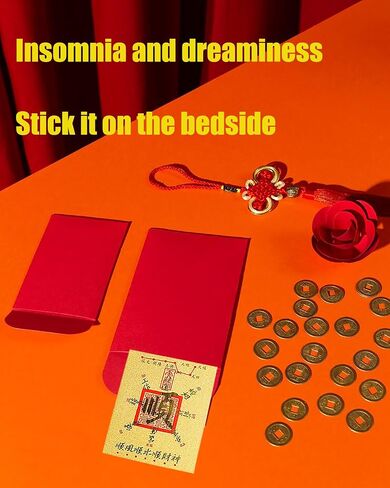 Lucky Charms Amulet 2025 Money Amulet Feng Shui Card,Handmade Traditionalmascot,Symbol of Protection and Support,Feng Shui Gift,Chinese Feng Shui Tai Sui Amulet,New Chinese Year Gifts (2 Cards) in Saudi Arabia