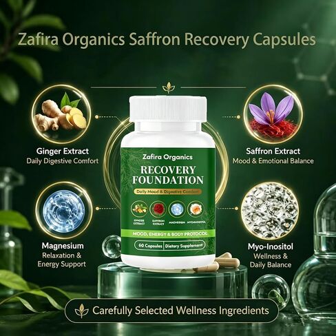 Zafira Organics，Zafira Recovery Foundation，Natural Herbal Formula,60 Capsules in Kuwait