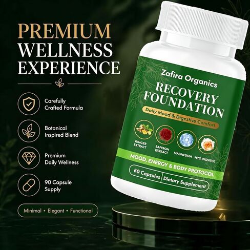 Zafira Organics，Zafira Recovery Foundation，Natural Herbal Formula,60 Capsules in Kuwait