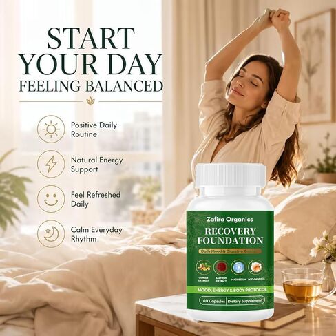 Zafira Organics，Zafira Recovery Foundation，Natural Herbal Formula,60 Capsules in Kuwait