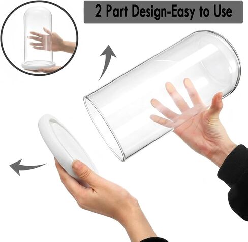 شاشة عرض K-pop Lightstick مع قاعدة وحامل - غطاء عصا إضاءة على شكل جرس بقبة زجاجية وتخزين - متوافق مع معظم عصا الإضاءة في الحفلات الموسيقية - ديكور منزلي مقاوم للغبار in Kuwait