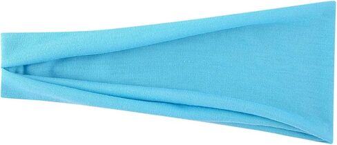 Headbands for Women, Set of 6, Soft Fabric Elastic Head Wraps, Non Slip Design for Workouts, Yoga, and Daily Use, Multicolor Stretchy Hair Bands in Kuwait