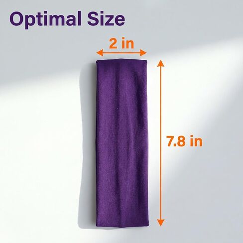 Purple Headband for Women – Stylish Nike-Inspired Sweatbands, Ultra Soft Stretch Elastic，Perfect for Hiking & Everyday Wear（20PCS ） in Saudi Arabia