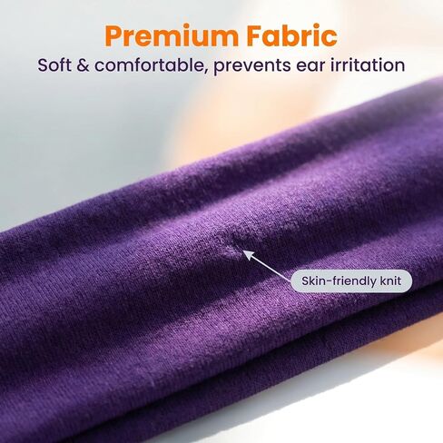 Purple Headband for Women – Stylish Nike-Inspired Sweatbands, Ultra Soft Stretch Elastic，Perfect for Hiking & Everyday Wear（20PCS ） in Saudi Arabia