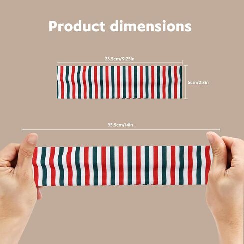 Hair Headbands for Women Stretch Fashion Head Bands 6 Pack Non-Slip Head,Give a big hairpin,for Spa, Sports, Yoga, Pilates, Running, Gym, Workouts. in Saudi Arabia
