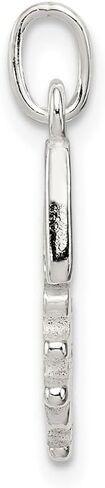 925 Sterling Silver Faith Pendant (L- 17 mm, W- 7 mm) in Kuwait