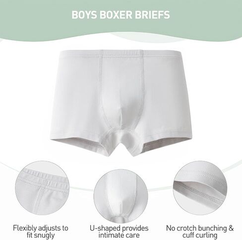 Balabala 3 Pack Cotton Boys Boxer Briefs Toddler Underwear Comfort Lightweight Breathable Stretch Flex Underwear for Boy in Kuwait