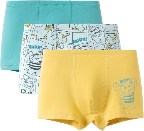 Balabala 3 Pack Cotton Boys Boxer Briefs Toddler Underwear Comfort Lightweight Breathable Stretch Flex Underwear for Boy in Kuwait