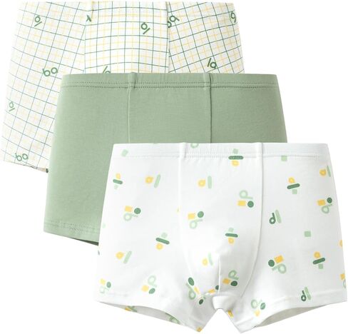 Balabala 3 Pack Cotton Boys Boxer Briefs Toddler Underwear Comfort Lightweight Breathable Stretch Flex Underwear for Boy in Kuwait