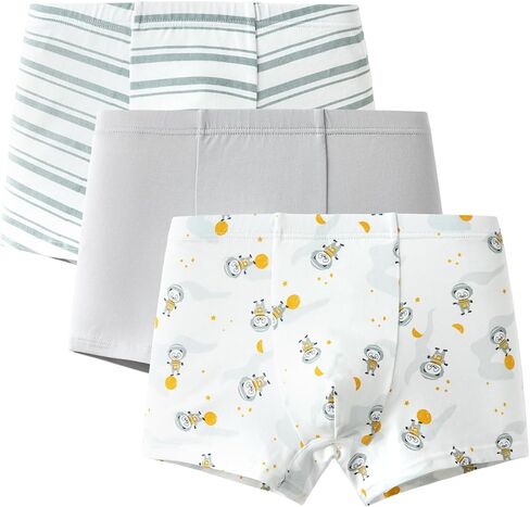 Balabala 3 Pack Cotton Boys Boxer Briefs Toddler Underwear Comfort Lightweight Breathable Stretch Flex Underwear for Boy in Kuwait