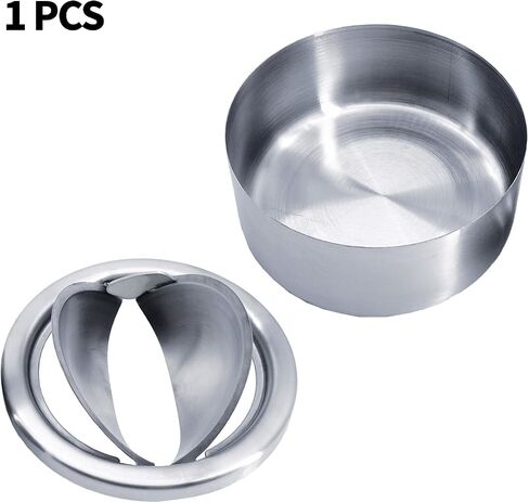 Cleaner Ashtray with Lid, Flip Top Stainless Steel Ash Tray Portable Metal Box Smokeless Ashtray for Smokers, Smell Proof Cigarette Ashtrays for Patio Outdoor Indoor Office in Saudi Arabia