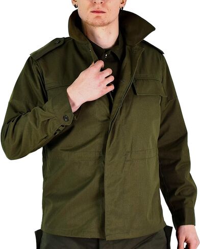 Original Vintage Czech Army Field Jacket M85 Olive Green Military Surplus Issue New (Medium Regular) in Kuwait
