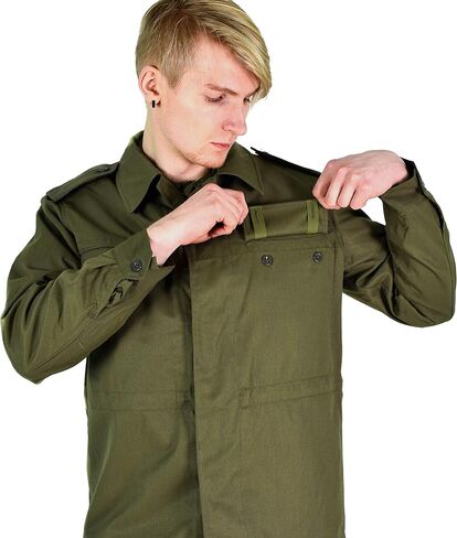 Original Vintage Czech Army Field Jacket M85 Olive Green Military Surplus Issue New (Medium Regular) in Kuwait
