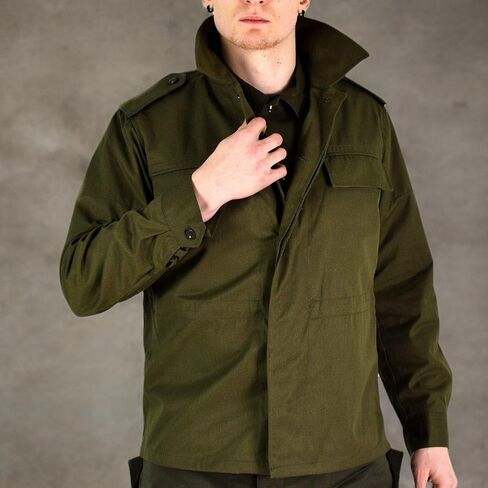 Original Vintage Czech Army Field Jacket M85 Olive Green Military Surplus Issue New (Medium Regular) in Kuwait