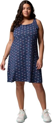 Columbia Women's PFG Freezer III Sun Dress, Nocturnal Bluefin Pride, Medium in Kuwait