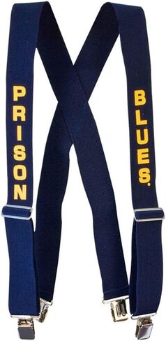 Prison Blues 54" Gator Clip Suspenders in Saudi Arabia