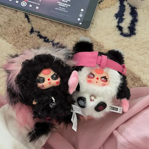 Baby Three Rebel Project Series Cute Plush keychain Blind Box (1 of 9 Possible Styles) Baby Three Key Ring Collectible Birthday Gifts (1Pc Blind Box) in Saudi Arabia