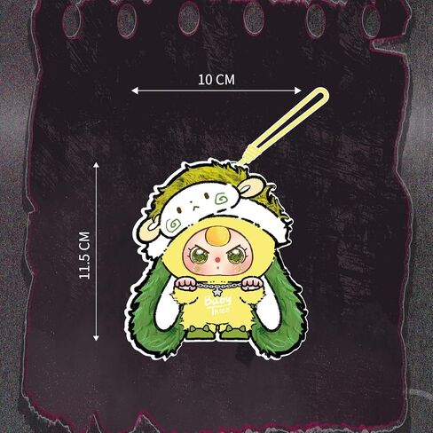 Baby Three Rebel Project Series Cute Plush keychain Blind Box (1 of 9 Possible Styles) Baby Three Key Ring Collectible Birthday Gifts (1Pc Blind Box) in Saudi Arabia