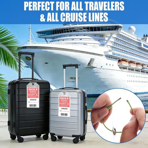 KOILLUXU Cruise Essentials 2026 Premium Cruise Must Haves Kit with Cruise-Safe Power Strip, Magnetic Hooks, Adjustable Lanyards, Luggage Tags, Hanger, Towel Bands & Waterproof Phone Pouch in Saudi Arabia