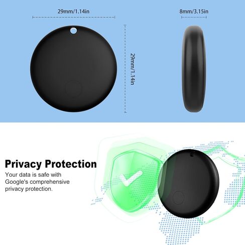 Air Tags-4 Pack Android（NOT for iOS） Bluetooth Tracker for Android Smart Tracking Tag for Google Find Hub Device App. Finder for Suitcase, Backpack, Purse,Keys, Luggage,etc in Saudi Arabia