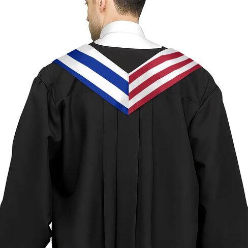 Cuba Mix United States Flag Graduation Stoles Shawls Sash International Study Graduate Scarves in Saudi Arabia