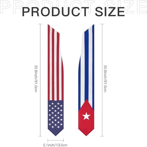 Cuba Mix United States Flag Graduation Stoles Shawls Sash International Study Graduate Scarves in Saudi Arabia