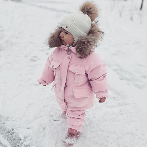 Boys Girls Toddler Heavyweight 2-Piece Ski Suit Snowsuit Baby Jacket and Snowbib Pants Set Waterproof Winter Snowboard Suits in Kuwait