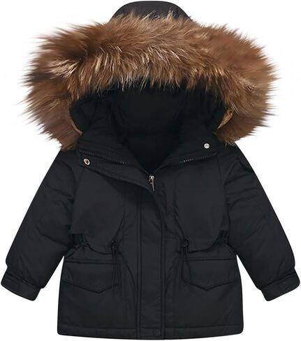 Kids 2 Piece Snow Suit - Waterproof Windproof Snowsuit Warm Winter Ski Outfit for Boys Girls Snowboarding Skiing 1-4Y in Kuwait