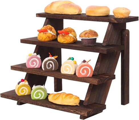 3 Tier wooden Cupcake Stand,Serving Tray, Party Serving Decorative Tray Decor for gathering food trays, farmhouse service trays,tiered tray stand,dessert display set in Saudi Arabia