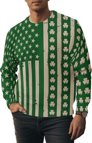 Men's Graphic Casual Sweater Unisex 3D Printing Knit Pullover Loose Long Sleeve Crewneck Sweaters in Saudi Arabia