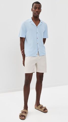 Onia Men's Cotton Linen Camp Sweater in Kuwait