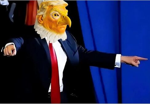 Eagle Head Mask Halloween Realistic Mask Latex Full Head Mask for Halloween Cosplay Carnival Costume Party in Saudi Arabia