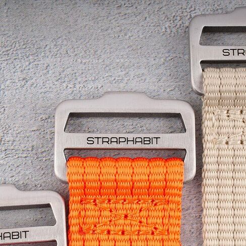 StrapHabit Hook and Loop Single Pass Through Watch Strap - Nylon Band for men and women 20mm 22mm in Saudi Arabia