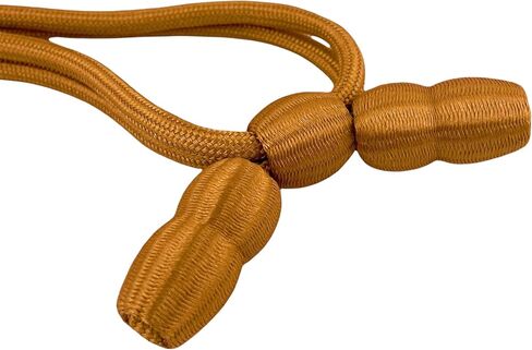 US Army Quartermaster Buff, Tan Acorn Campaign Hat Cord, Military Hat Band in Kuwait