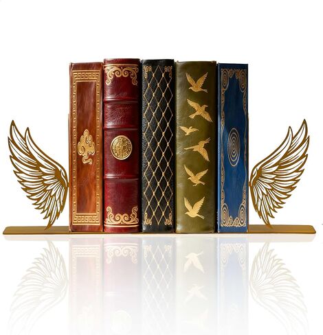 Samurai Katana Bookends – Metal Book Ends for Shelves, Cute Book Ends with Cherry Blossom Design, Unique Book Holders and Book Stopper, Anime Decor and Gifts for Men in Saudi Arabia