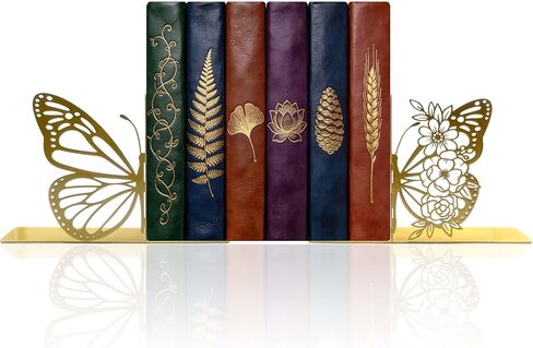 Samurai Katana Bookends – Metal Book Ends for Shelves, Cute Book Ends with Cherry Blossom Design, Unique Book Holders and Book Stopper, Anime Decor and Gifts for Men in Saudi Arabia