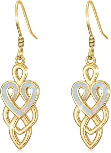 Gold Dainty Earrings for Women Hypoallergenic Lightweight 14K Gold Dangle Drop Earrings Jewelry Valentines Day Gifts for Wife Girlfriend Her in Saudi Arabia