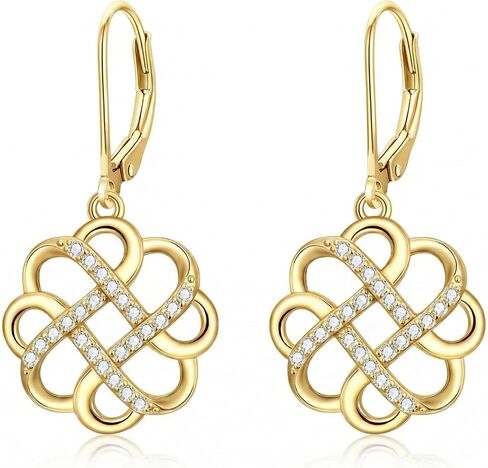 Gold Dainty Earrings for Women Hypoallergenic Lightweight 14K Gold Dangle Drop Earrings Jewelry Valentines Day Gifts for Wife Girlfriend Her in Kuwait