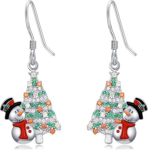 Dorunmo Dangle Drop Earrings s925 Sterling Silver Independence Day/St Patricks Day/Thanksgiving/Halloween/Christmas Jewelry Birthday Gifts for Women in Kuwait