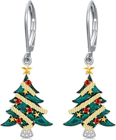 Dorunmo Dangle Drop Earrings s925 Sterling Silver Independence Day/St Patricks Day/Thanksgiving/Halloween/Christmas Jewelry Birthday Gifts for Women in Kuwait