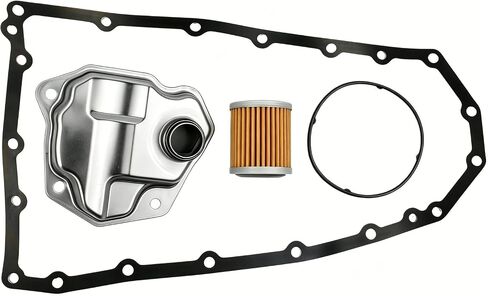 31728-1XF02 Automatic Transmission Filter Kit with 20 & 21 Hole Pan Gaskets Fits Altima 2.5L L4 2007-2013, Rogue 2.5L L4 2015-2016, Juke 1.6L 2011-2016, Replaces 31728-1XF0A in Saudi Arabia