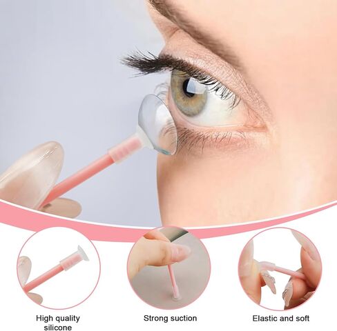 15PCS Contact Lens Remover Tool, Colorful Contact Removal Tool Case Set, Portable Contact Tweezers with Soft Tip, Plunger Suction Cup Applicator for Soft Hard Contact Lenses in Saudi Arabia