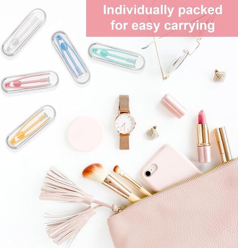 15PCS Contact Lens Remover Tool, Colorful Contact Removal Tool Case Set, Portable Contact Tweezers with Soft Tip, Plunger Suction Cup Applicator for Soft Hard Contact Lenses in Saudi Arabia