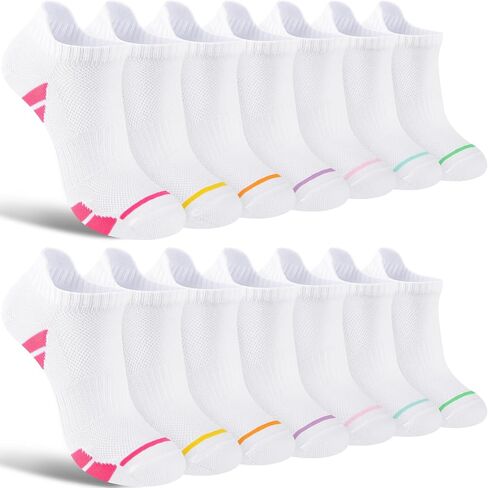 14 Pairs Women's Ankle Socks - Bulk Value Pack,Breathable Casual Athletic Low Cut Socks for Women Size 9-11 in Saudi Arabia